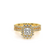 Verragio Halo Princess Engagement Ring