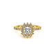 Verragio Halo Princess Engagement Ring