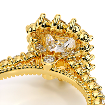 Verragio Halo Princess Engagement Ring