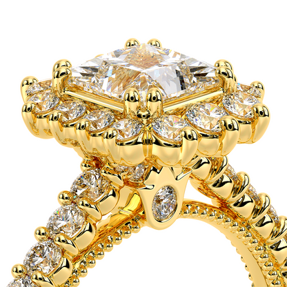 Verragio Halo Princess Engagement Ring