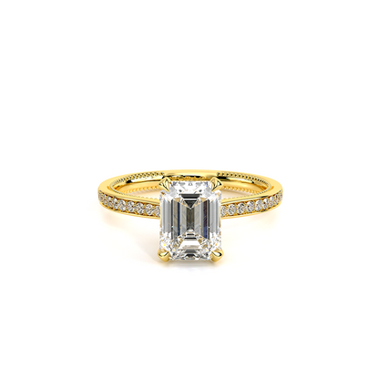 Verragio Solitaire Emerald Engagement Ring