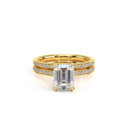 Verragio Solitaire Emerald Engagement Ring