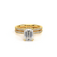 Verragio Solitaire Emerald Engagement Ring