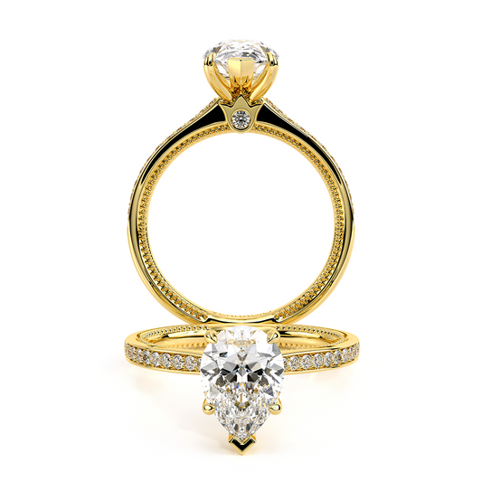 Verragio Solitaire Pear Engagement Ring
