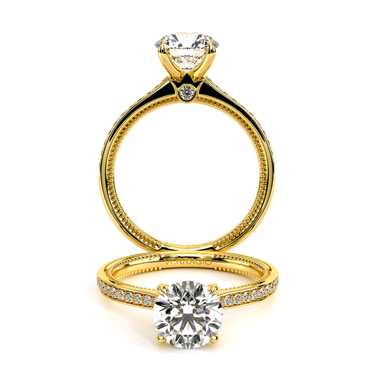 Verragio Pave Round Engagement Ring