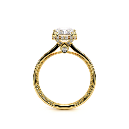 Verragio Solitaire Emerald Engagement Ring