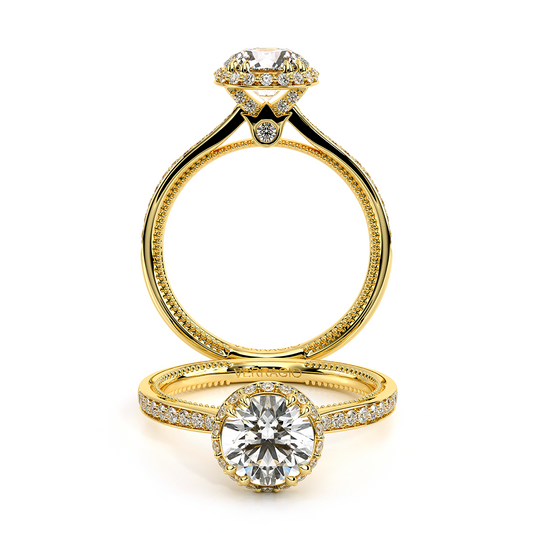 Verragio Pave Round Engagement Ring
