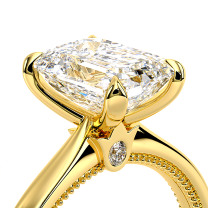 Verragio Solitaire Emerald Engagement Ring