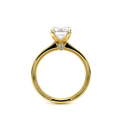 Verragio Solitaire Emerald Engagement Ring