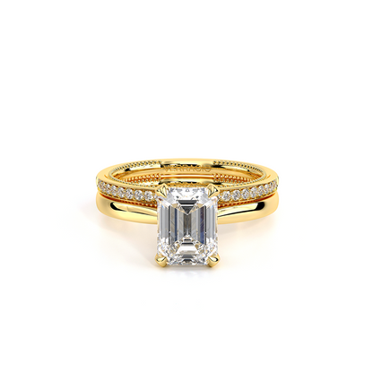 Verragio Solitaire Emerald Engagement Ring