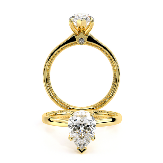 Verragio Solitaire Pear Engagement Ring