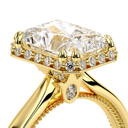 Verragio Solitaire Emerald Engagement Ring