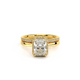 Verragio Solitaire Emerald Engagement Ring