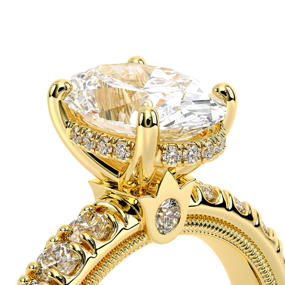 Verragio Pave Oval Engagement Ring