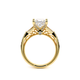 Verragio Three-Stone Princess Engagement Ring