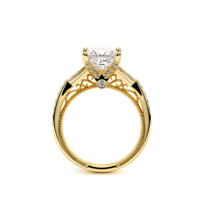 Verragio Three-Stone Princess Engagement Ring