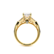 Verragio Three-Stone Oval Engagement Ring