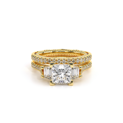 Verragio Three-Stone Princess Engagement Ring