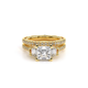 Verragio Three-Stone Princess Engagement Ring