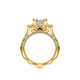 Verragio Three-Stone Princess Engagement Ring