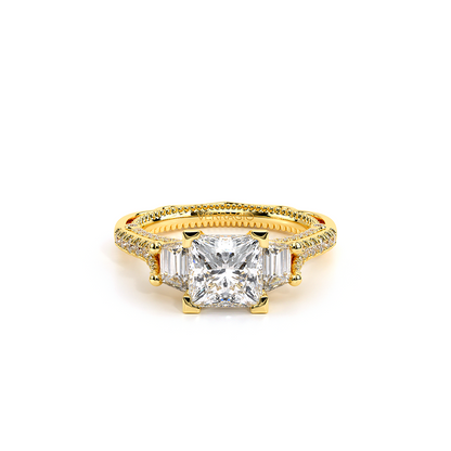 Verragio Three-Stone Princess Engagement Ring