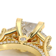Verragio Three-Stone Princess Engagement Ring