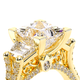 Verragio Three-Stone Princess Engagement Ring