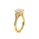 Verragio Three-Stone Emerald Engagement Ring