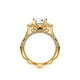 Verragio Three-Stone Emerald Engagement Ring