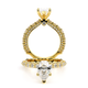 Verragio Pave Pear Engagement Ring
