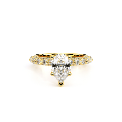 Verragio Pave Pear Engagement Ring