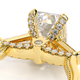 Verragio Three-Stone Emerald Engagement Ring