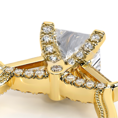 Verragio Three-Stone Princess Engagement Ring