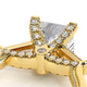Verragio Three-Stone Princess Engagement Ring