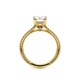 Verragio Pave Emerald Engagement Ring