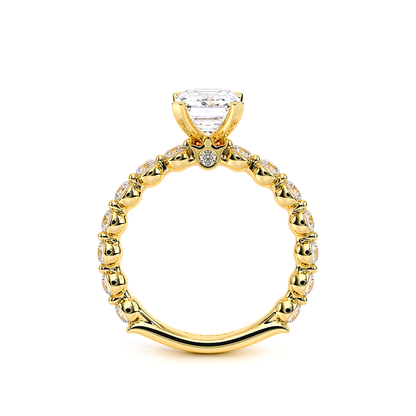 Verragio Pave Emerald Engagement Ring