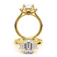 Verragio Emerald Engagement Ring