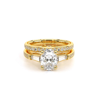 Verragio Three-Stone Oval Engagement Ring