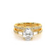 Verragio Three-Stone Oval Engagement Ring
