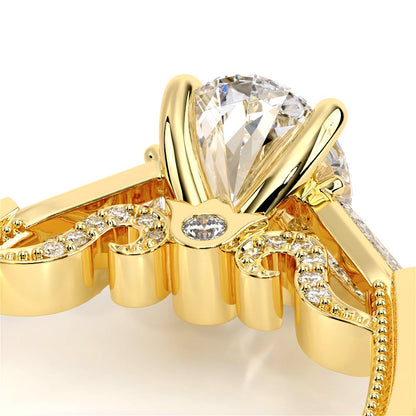 Verragio Three-Stone Oval Engagement Ring