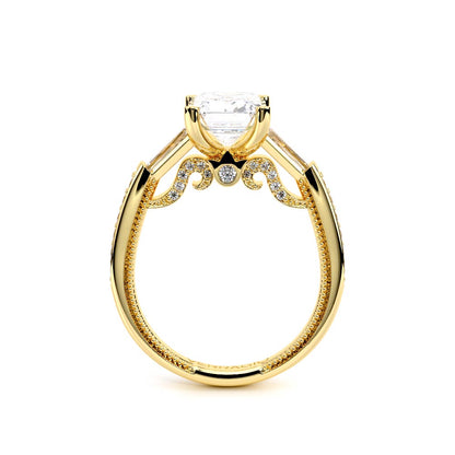 Verragio Three-Stone Emerald Engagement Ring