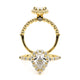 Verragio Halo Pear Engagement Ring
