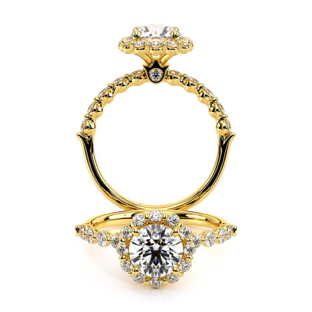 Verragio Halo Round Engagement Ring