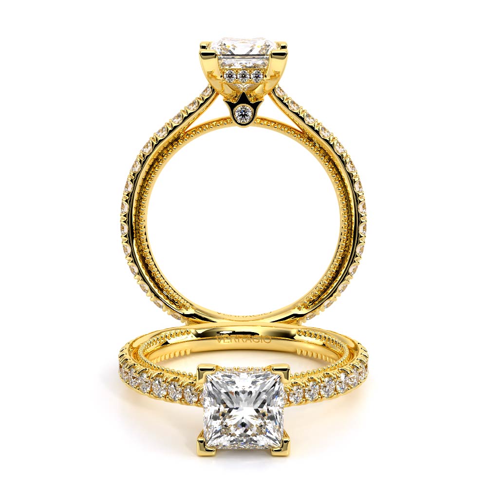 Verragio Pave Princess Engagement Ring