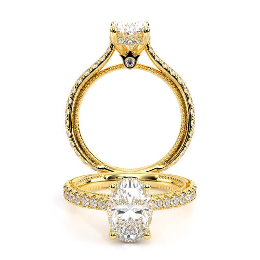Verragio Pave Oval Engagement Ring
