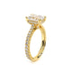 Verragio Pave Emerald Engagement Ring