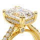 Verragio Pave Emerald Engagement Ring