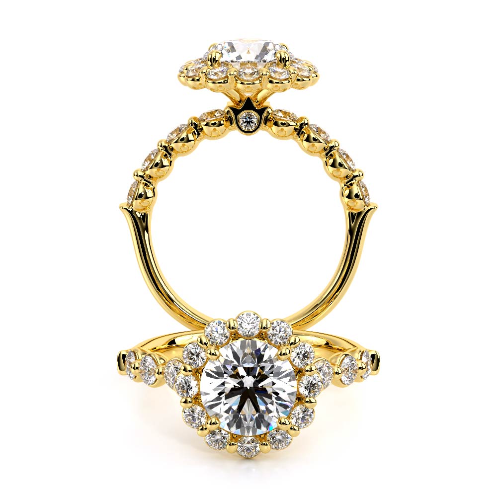 Verragio Halo Round Engagement Ring
