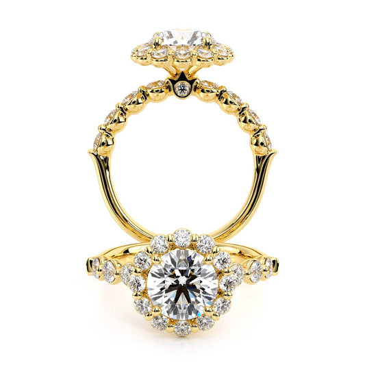 Verragio Halo Round Engagement Ring