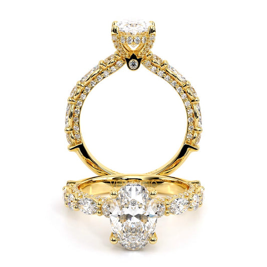 Verragio Pave Oval Engagement Ring